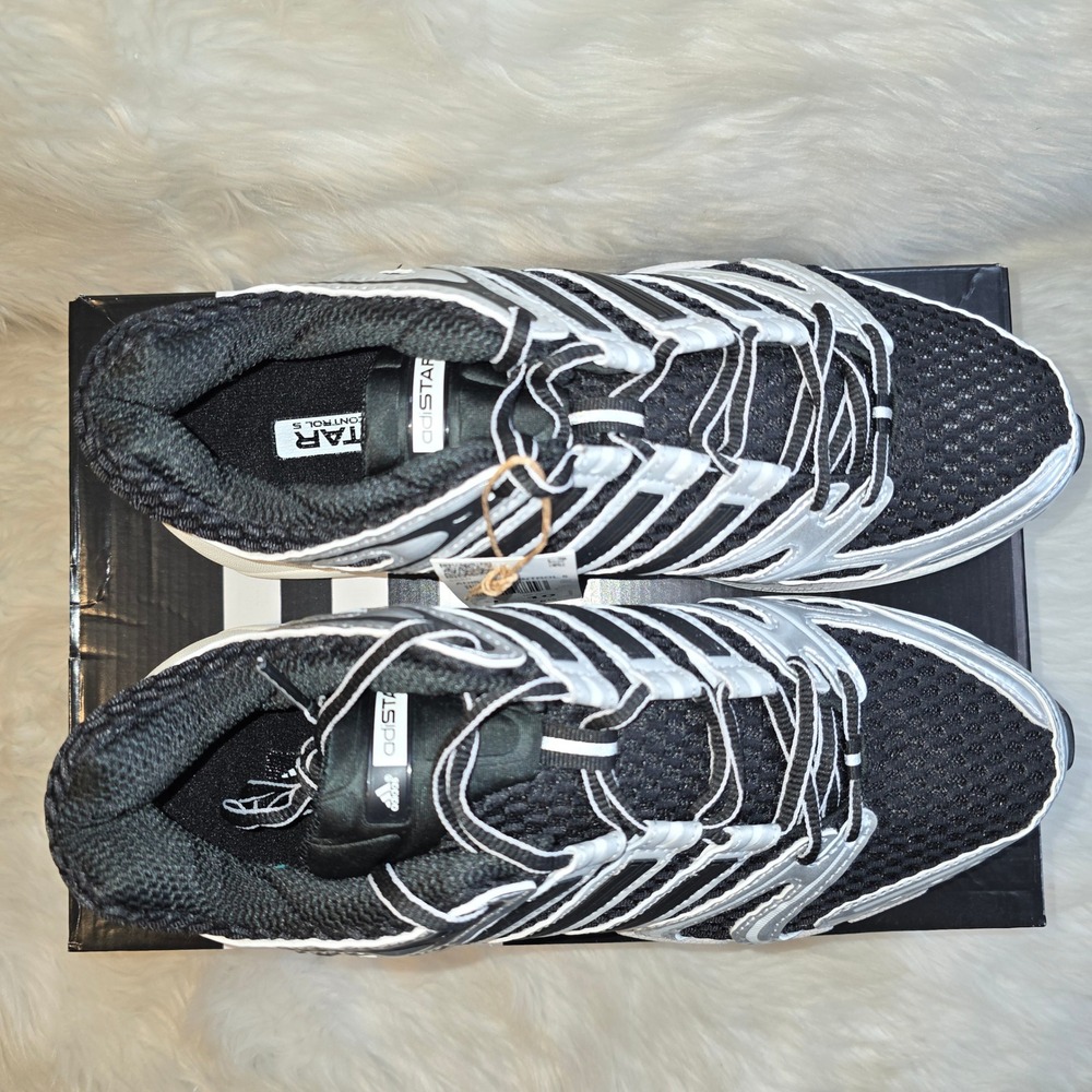 adidas Adistar Control 5 Men's 9 Women's 10 Black Silver KI6120 New - Picture 9 of 10